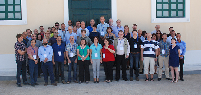 The EURARE project team at the third progress meeting in Milos. Presentations at the meeting demonstrated that the project is progressing well, and has met key milestones including production of the first REE ore concentrates, and positive results on REE extraction and separation