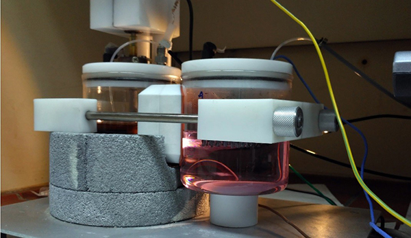 Ionic liquid pilot scale tests at NTUA. Copyright NTUA.